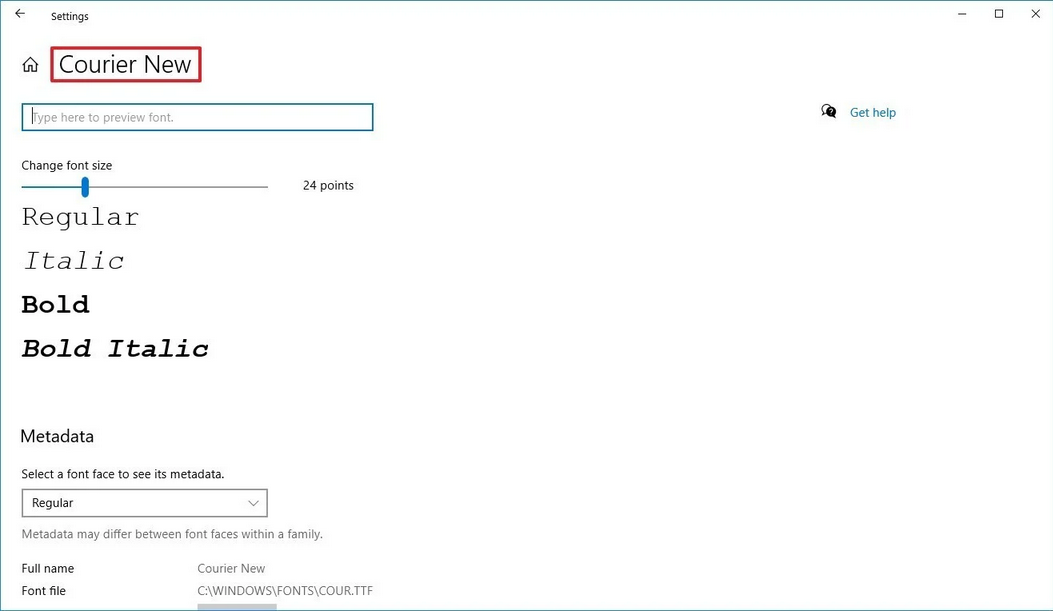 نحوه تعویض فونت پیشفرض ویندوز 10 نحوه تعویض فونت پیشفرض ویندوز 10