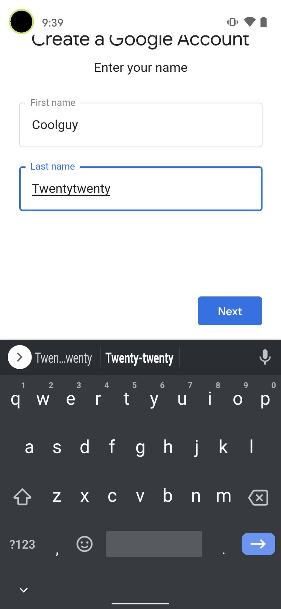 برای ساخت جیمیل نام و نام خانوادگی را وارد کنید. برای ساخت جیمیل نام و نام خانوادگی را وارد کنید.