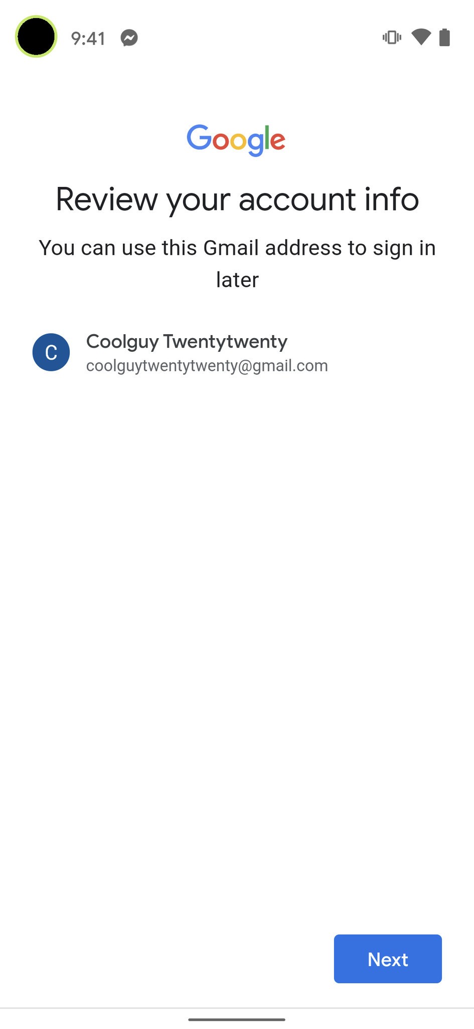 روی گزینه Next بزنید. روی گزینه Next بزنید.