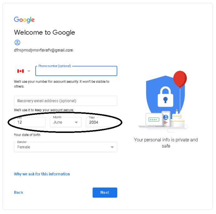 آموزش ساخت جیمیل بدون شماره تلفن آموزش ساخت جیمیل بدون شماره تلفن