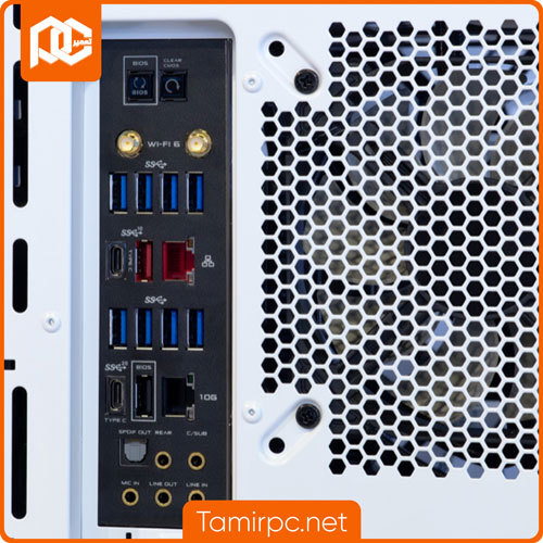 port شبکه موجود در پشت کیس کامپیوتر