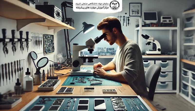 دوره تعمیرات موبایل جهاد شریف