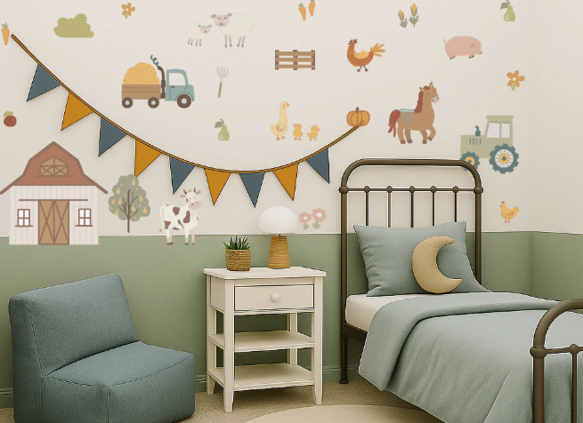 چاپ استیکر دیواری و استفاده در دکوراسیون داخلی