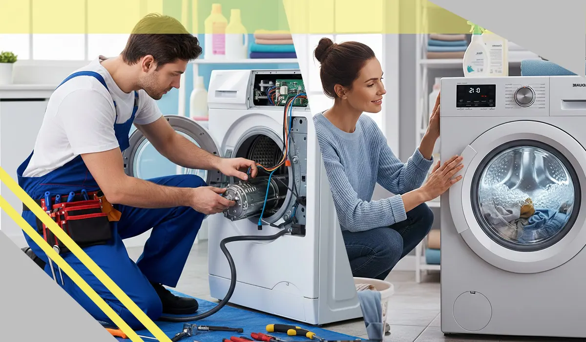 راهنمای تعمیر لباسشویی در منزل! چگونه مشکلات رایج را حل کنیم؟