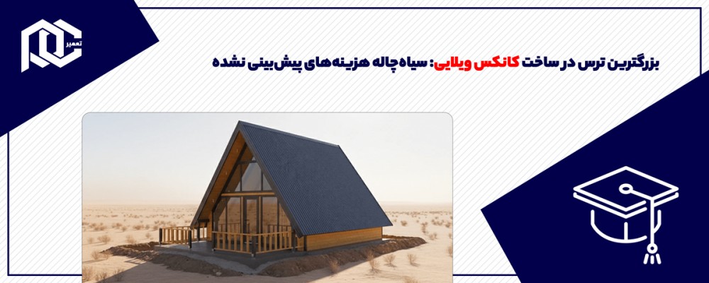 بزرگترین ترس در ساخت کانکس ویلایی: سیاه‌چاله هزینه‌های پیش‌بینی نشده